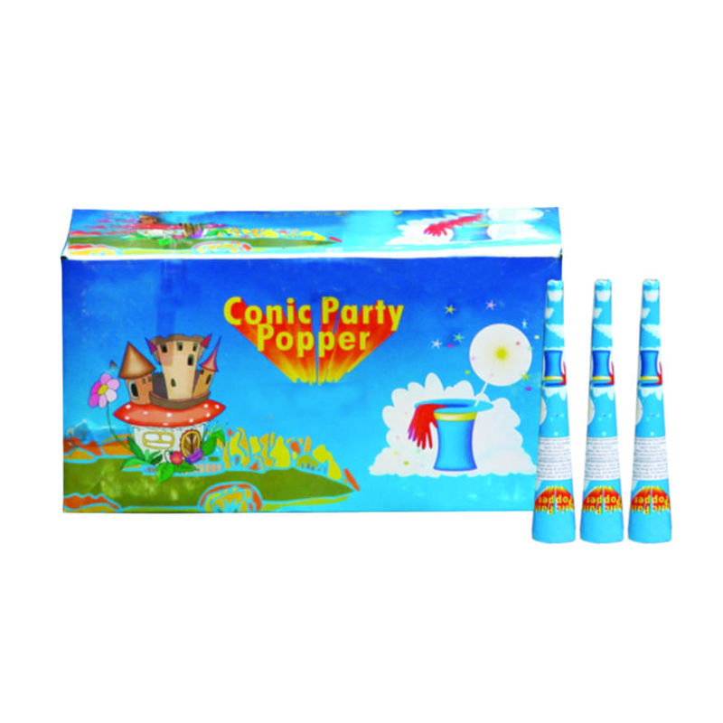 6 Inch Conic Party Popper