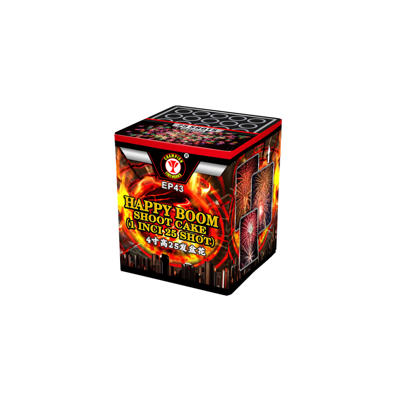 Happy Boom Shoot Cake（1 Inci 25 Shot）